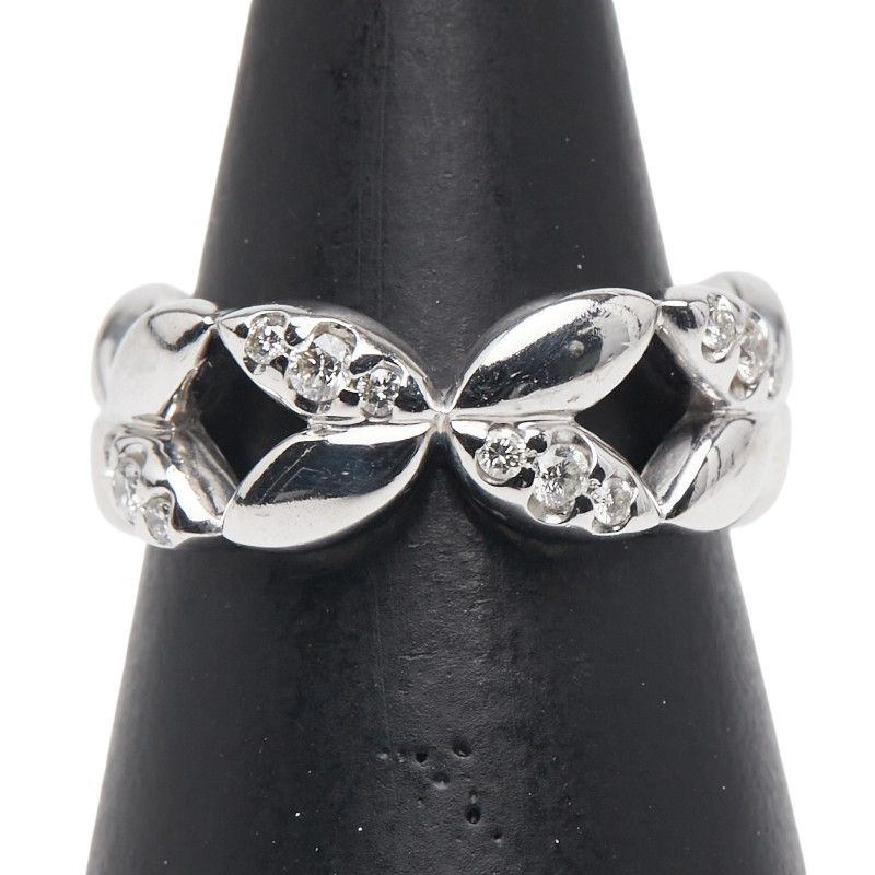 K18WG ホワイトゴールド レディース 1-0238674