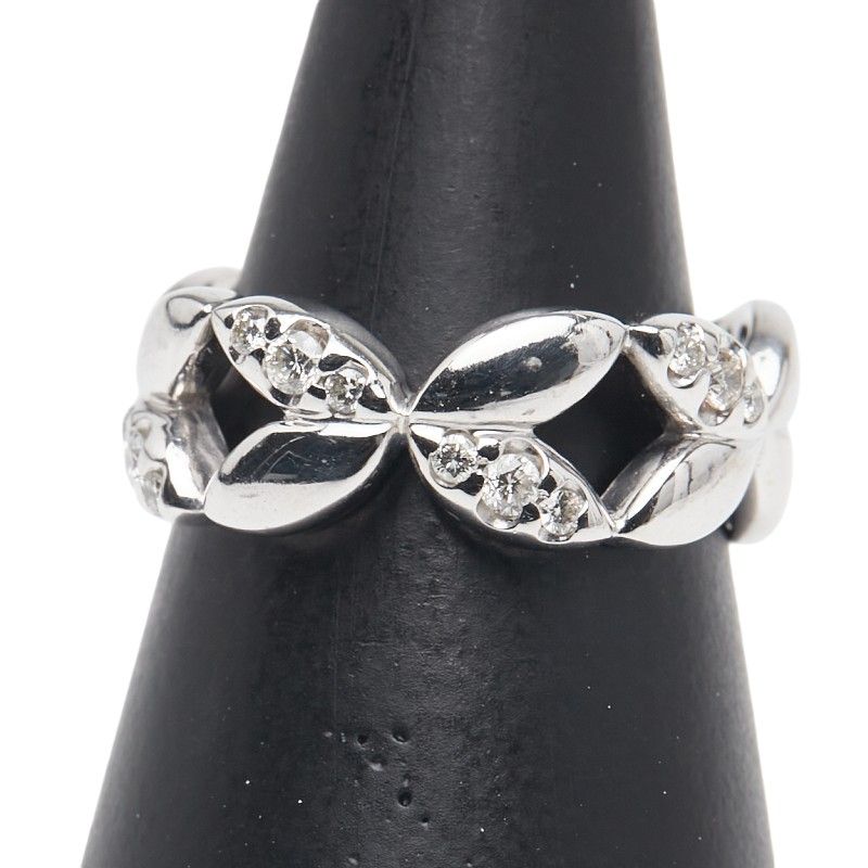 K18WG ホワイトゴールド レディース 1-0238674