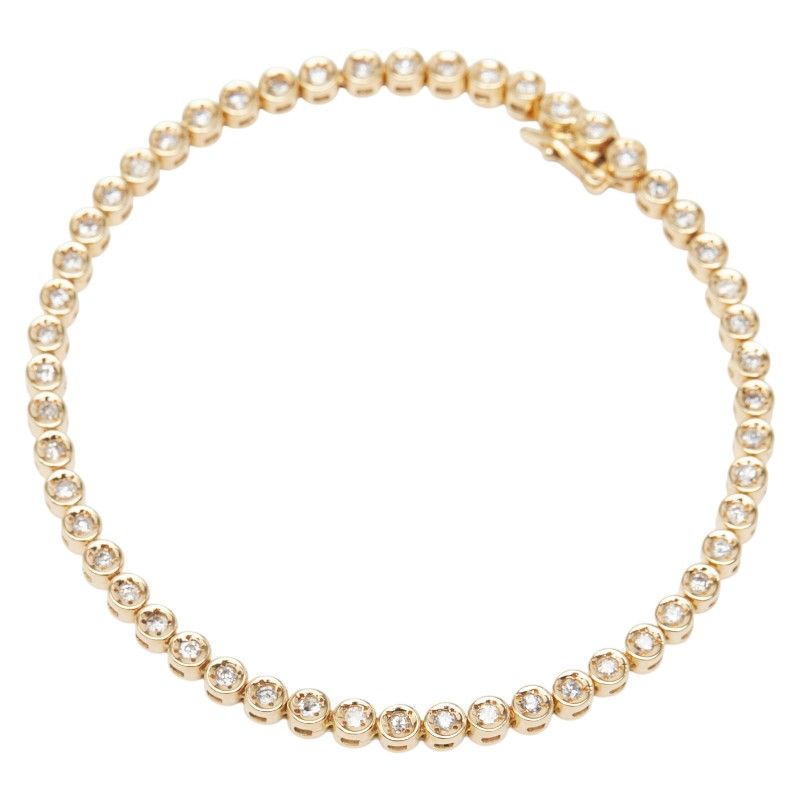 テニスチェーン K18YG イエローゴールド レディース 1-0238725