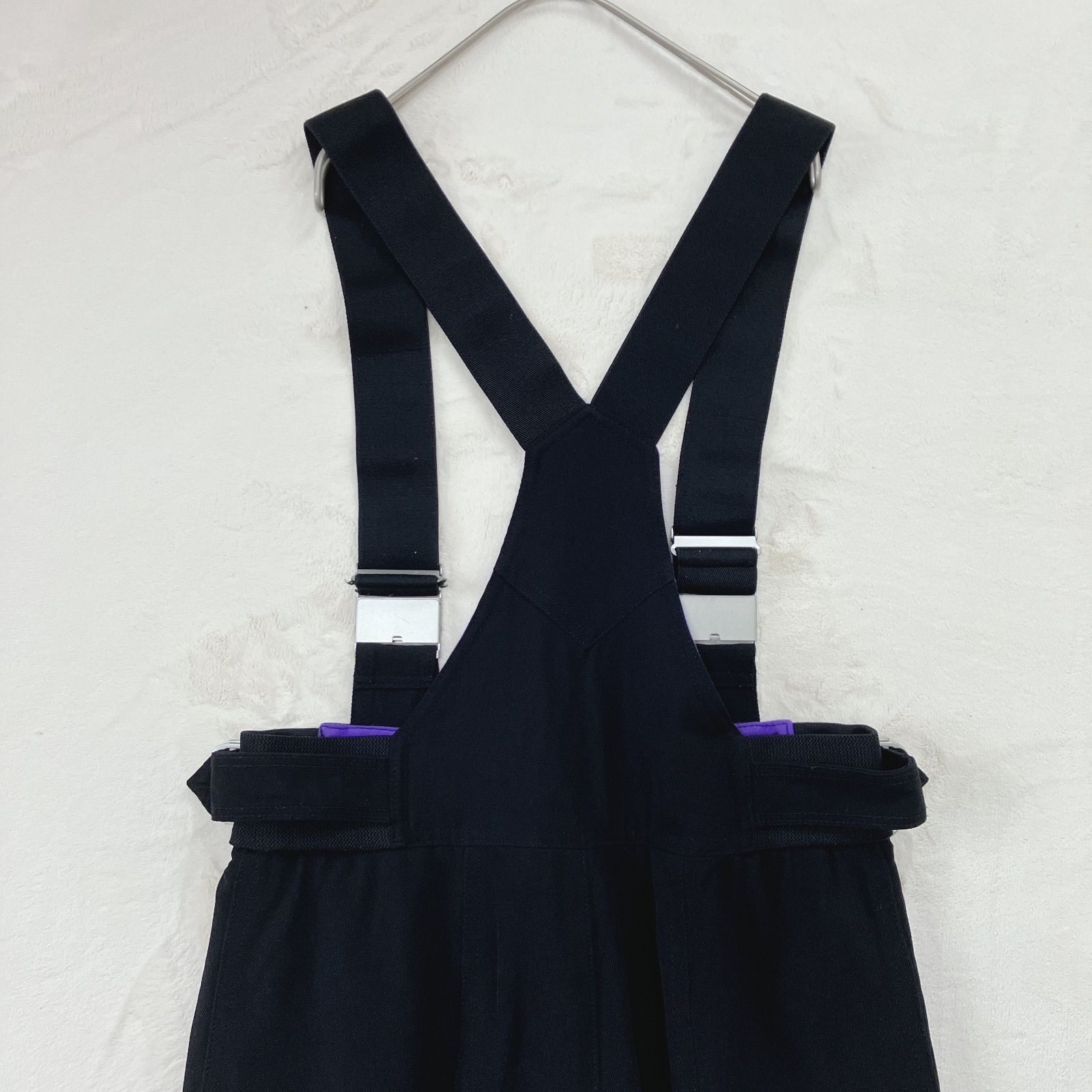 VOLCOM ブラック オーバーオール スノーボードウェア volcom