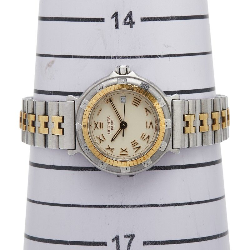 HERMES【ジャルディニエ】 エルメスジャルディニエ ブルージーン シルバー金具 レディース