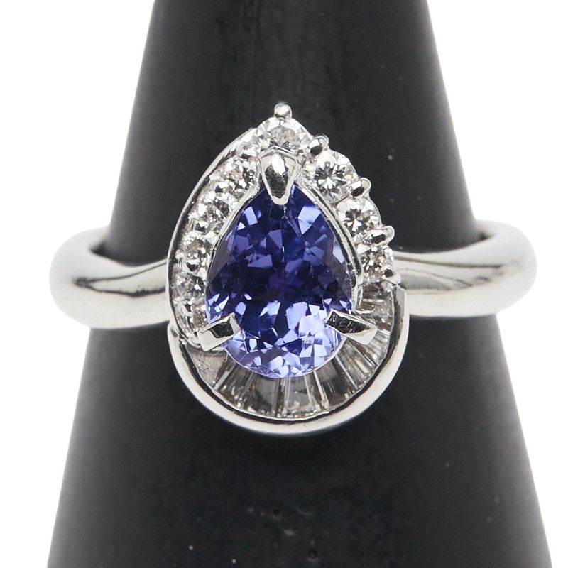 ティアドロップ モチーフ Pt900 プラチナ レディース 1-0239771