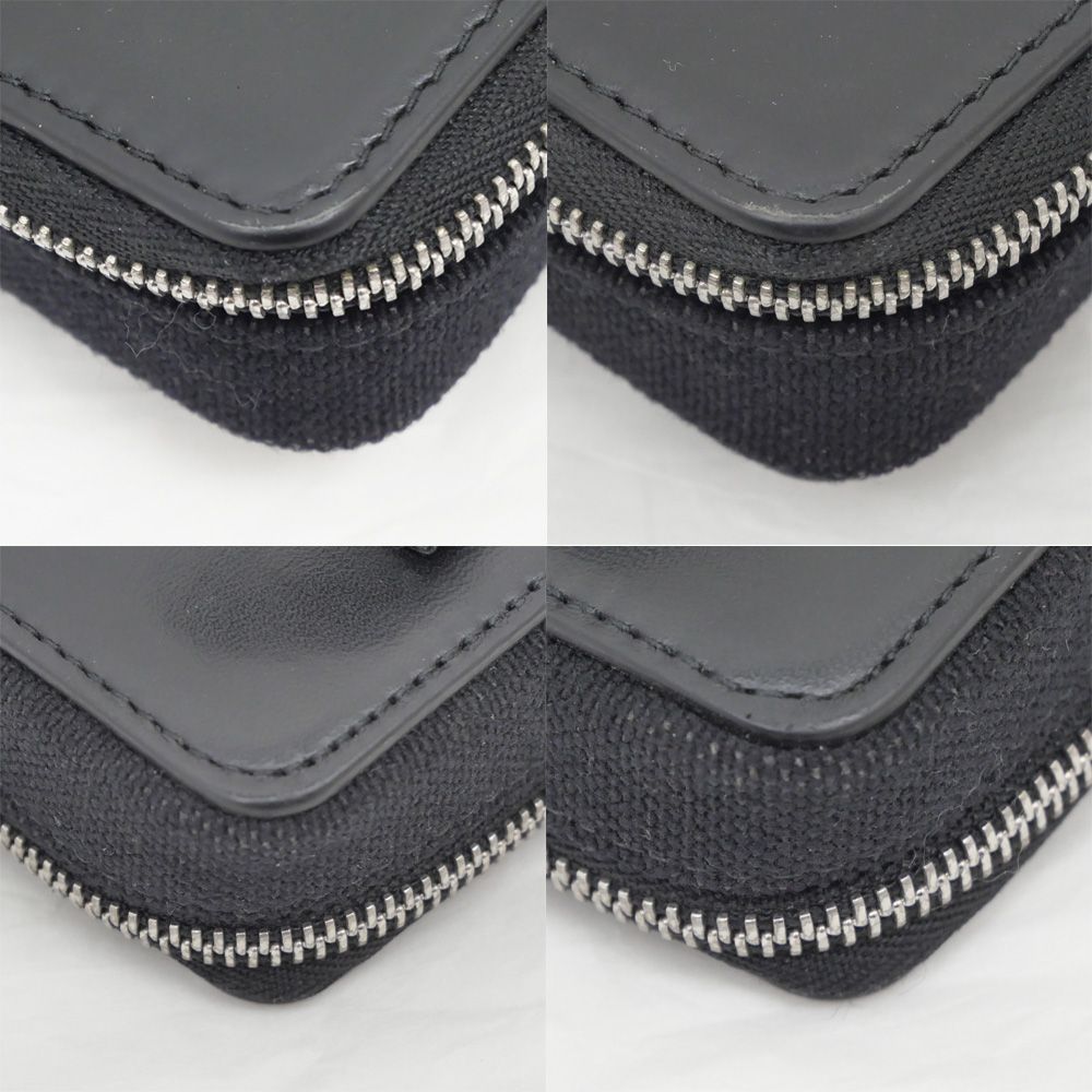 名東 リモワ ファスナー付ポーチ ストラップ付 ブラック 黒色 レザー メンズ レディース DECORATOM_COM_BR