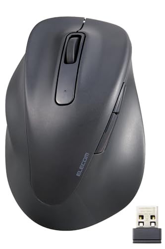 エレコム マウス ワイヤレスマウス 静音 EX-G モデル 左手用 Mサイズ 5ボタン AskDoctors