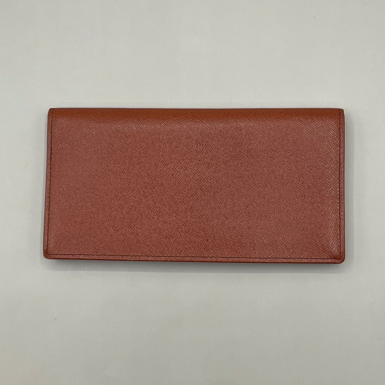 未使用級 MISSONI ミッソーニ 長財布 お札入れ レザー ロゴ 茶 
