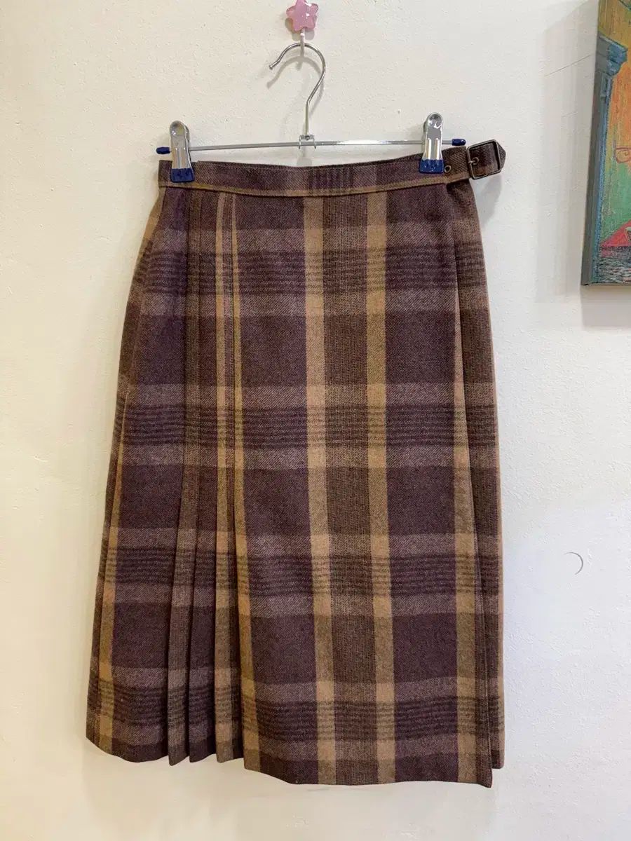 Bobbie Brooks ウール チェック スカート