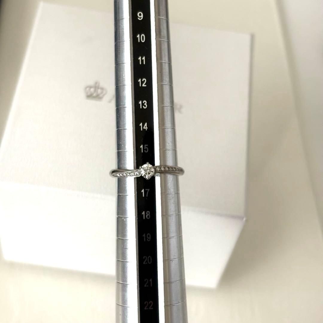 259【ロイヤルアッシャー】Pt950 ダイヤモンド0.19ct 0.06ct - メルカリ