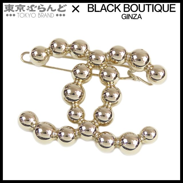 シャネル CHANEL ココマーク バレッタ ゴールド メタル ヘアクリップ B21S GP ヘア レディース 001014002