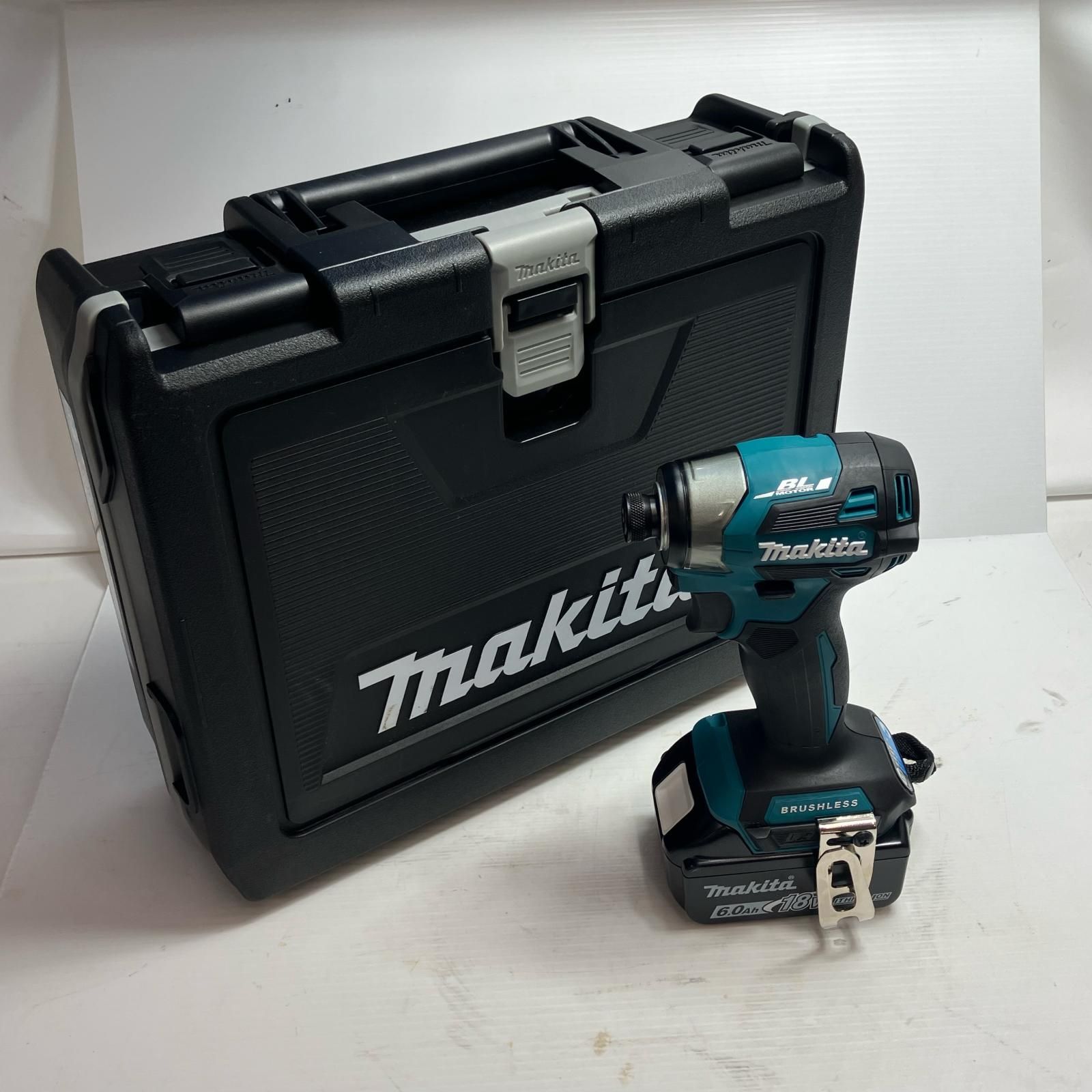 MAKITA マキタ 工具 インパクトドライバ TD173DRGX ブルー ♥品 充電器 充電池2個 ケース付 18v 6.0Ah