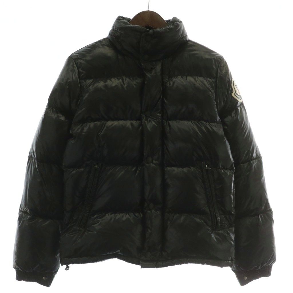 モンクレール MONCLER エベレスト EVEREST ダウンジャケット アウター ナイロン フード収納式 ジップアップ ロゴ ワッペン 00 XS 黒 ブラック 41310 60 68950 XZ GY01