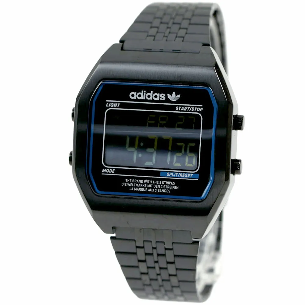 adidas デジタル腕時計 シルバー/ブラック 210.jpg