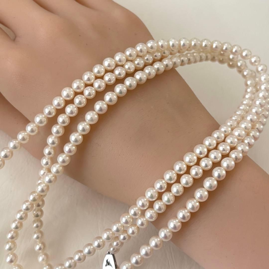 008【ミキモト】K14 パール　約5.0-5.4mm ロング　ネックレス 008【ミキモト】K14 パール 約5.0-5.4mm ロング ネックレス - メルカリ
