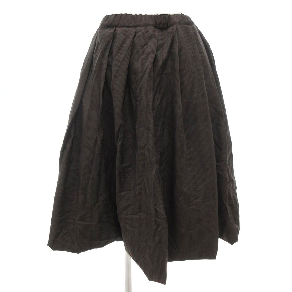 コムデギャルソンコムデギャルソン COMME des GARCONS COMME des GARCONS AD2017 バルーンスカート フ イージー ミモレ ロング XS 茶 ブラウン |AE GY18