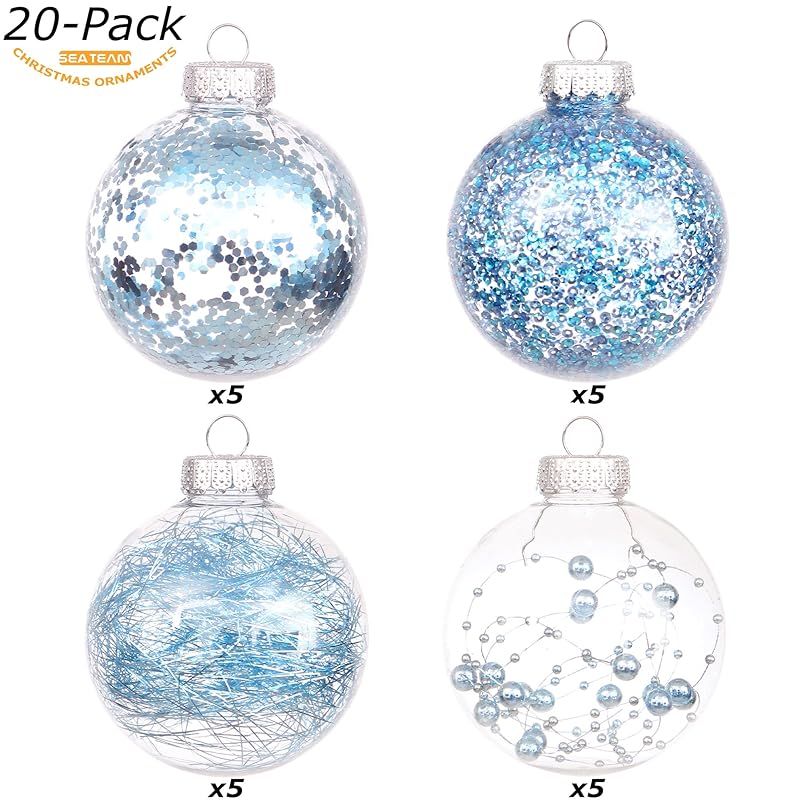 Sea Team クリスマスボール オーナメント クリスマス飾り ボール 20個