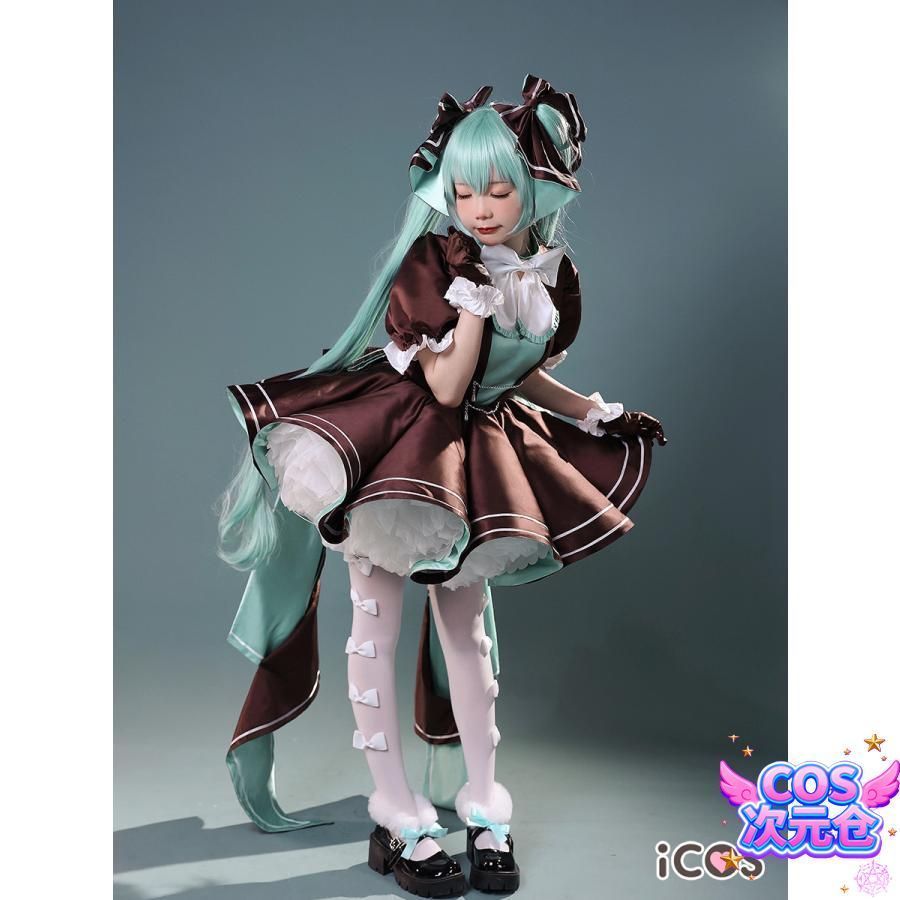 ICOS 初音ミク ウサギドレス 39 s 公式版権 コスプレ衣装 ハロウィン 仮装 キャラクター服