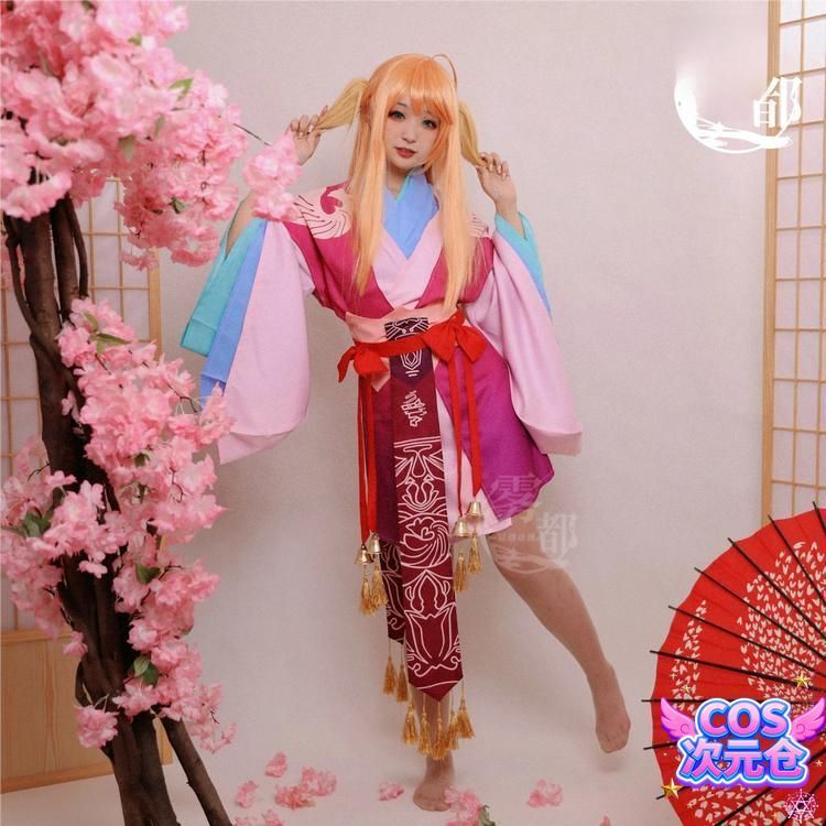 ♥ 霧都アニメ 縁結びの妖狐ちゃん 塗山蘇蘇 漢服 コスプレ衣装 ハロウィン 新発売 仮装 キャラクター服