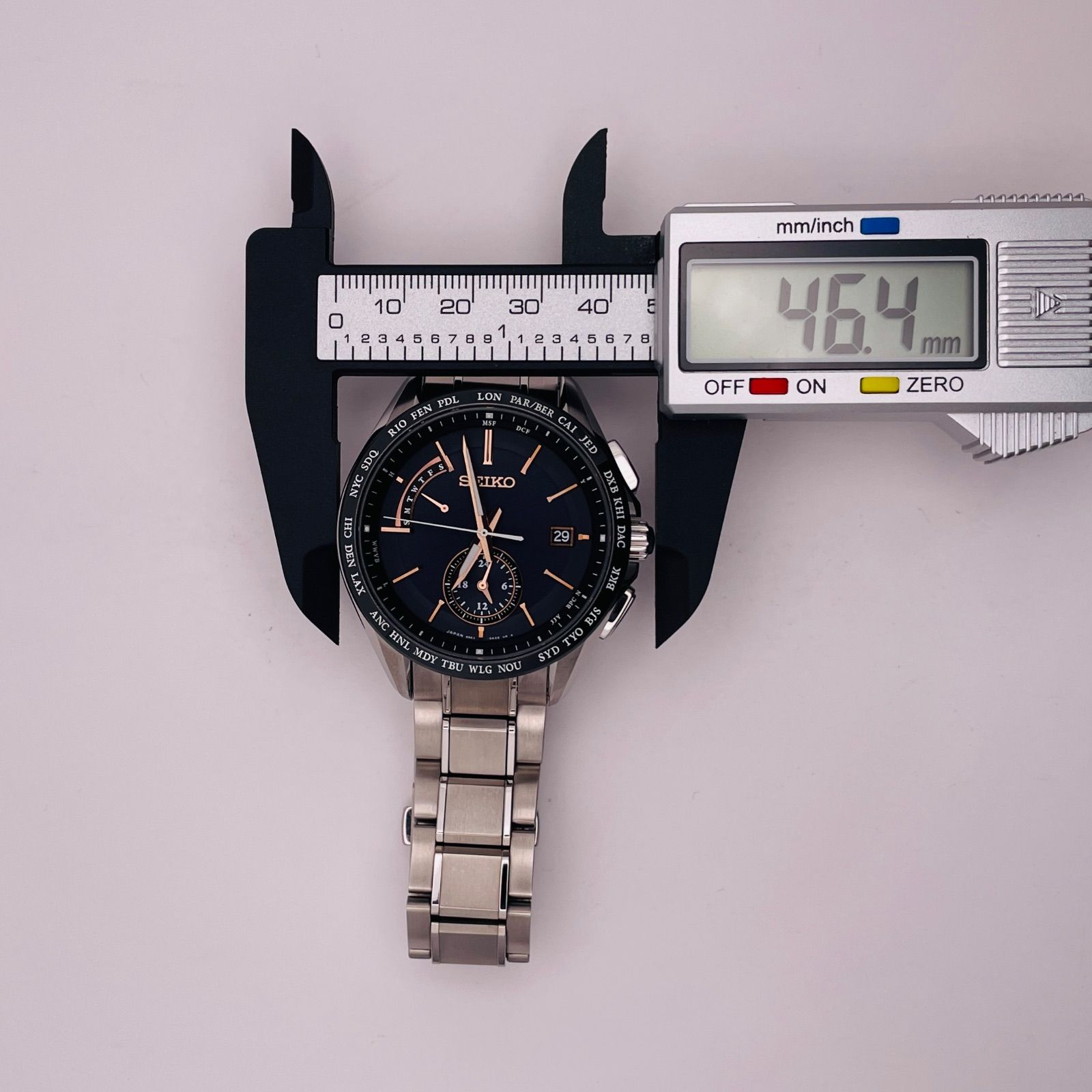 T685）美品 正常稼動 SEIKO セイコー 電波ソーラー BRIGHTZ ブライツ 
