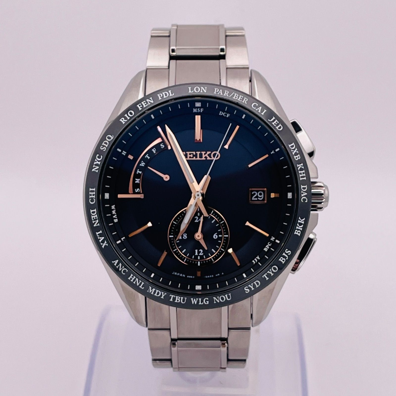 T685）美品 正常稼動 SEIKO セイコー 電波ソーラー BRIGHTZ ブライツ 