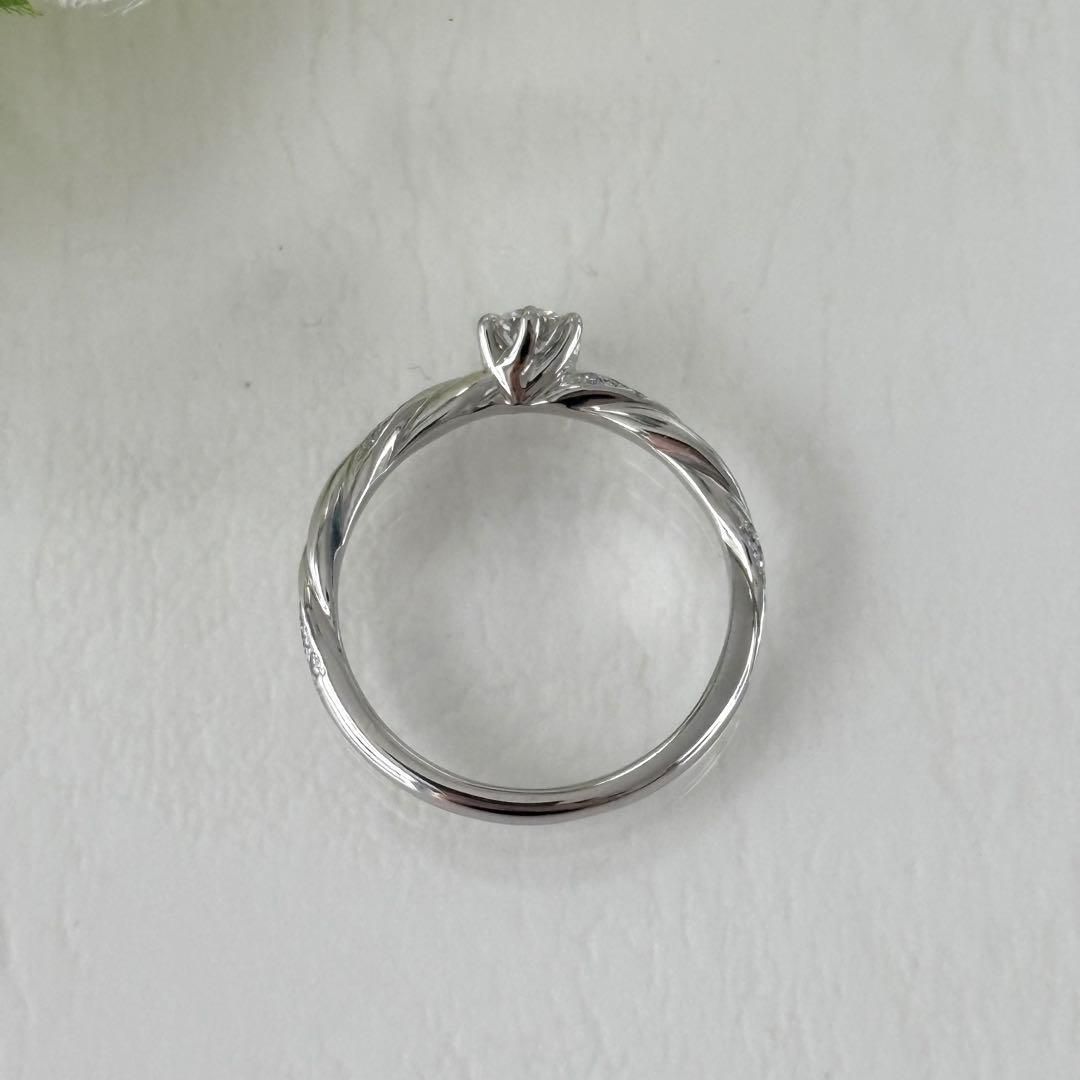 012【銀座ダイヤモンドシライシ】Pt950 ダイヤモンド 11.5-12号 - メルカリ