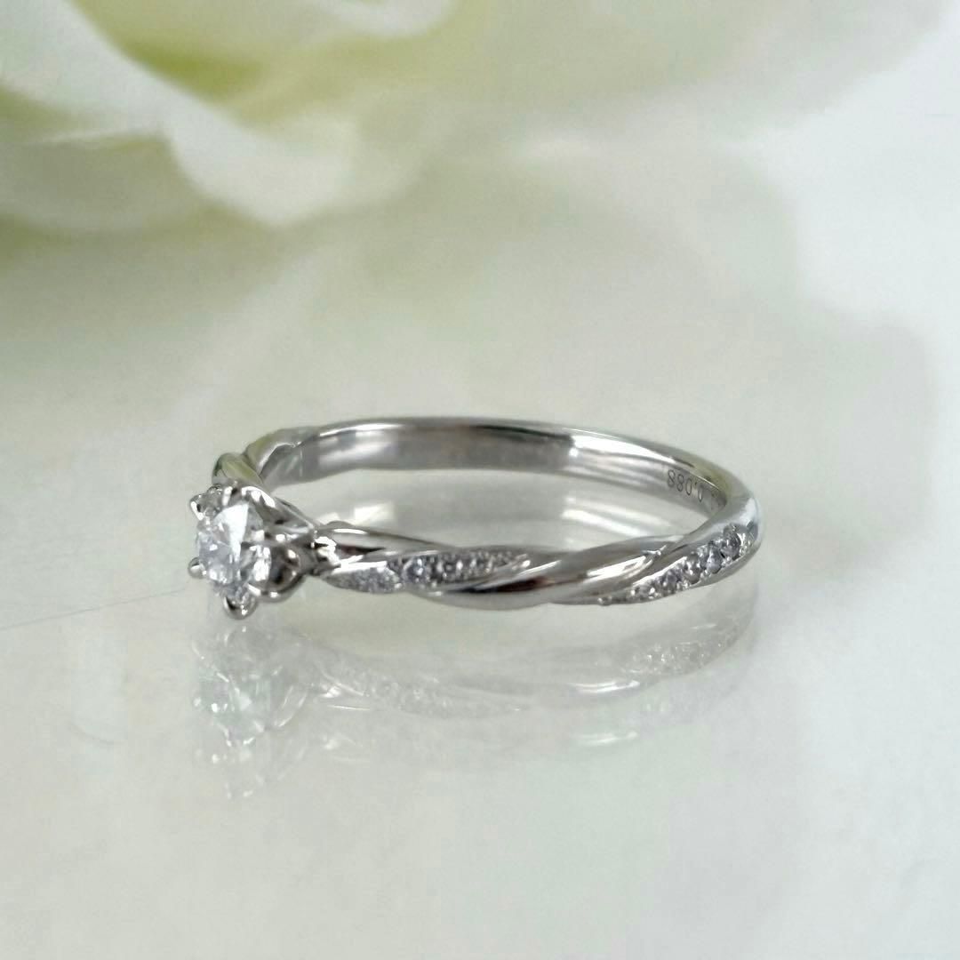 012【銀座ダイヤモンドシライシ】Pt950 ダイヤモンド　11.5-12号 012【銀座ダイヤモンドシライシ】Pt950 ダイヤモンド 11.5-12号 - メルカリ