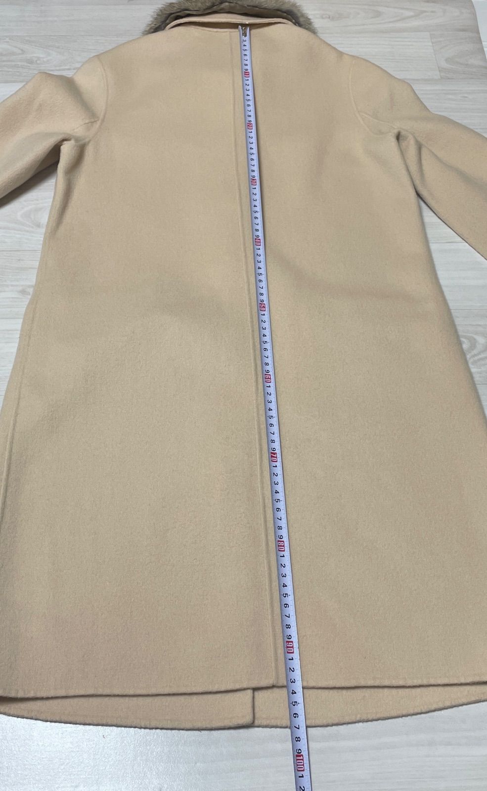 CLATHAS クレイサス ファー付き ロングコート 38 ウール100％ - メルカリ
