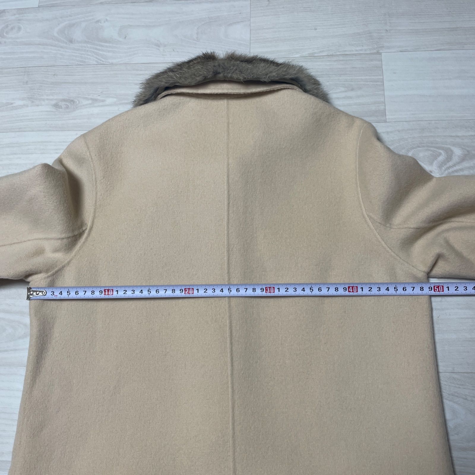 CLATHAS クレイサス ファー付き ロングコート 38 ウール100％ - メルカリ
