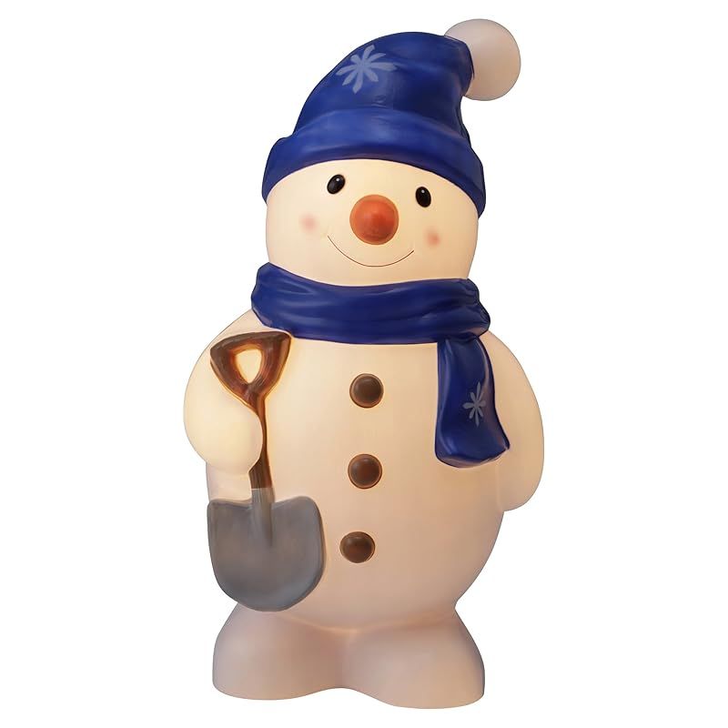 タカショー ガーデンライト ブローライト スノーマン 約幅31cm×高さ58cm シャンパンゴールド イルミネーション 屋外 間接照明 防水 やさしい笑顔でお出迎え 樹脂 LIT-BL03L