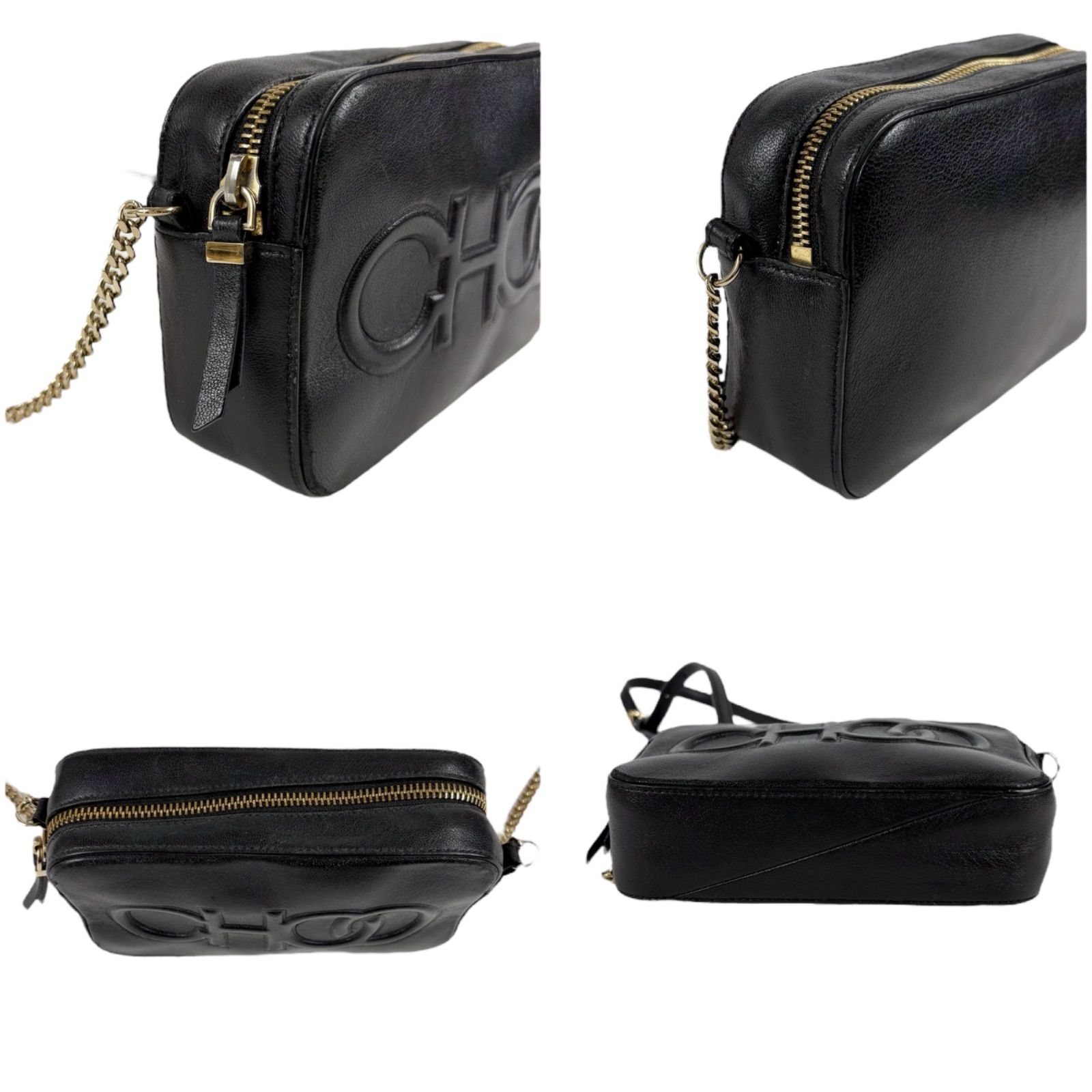 エンボスロゴ カメラバッグ