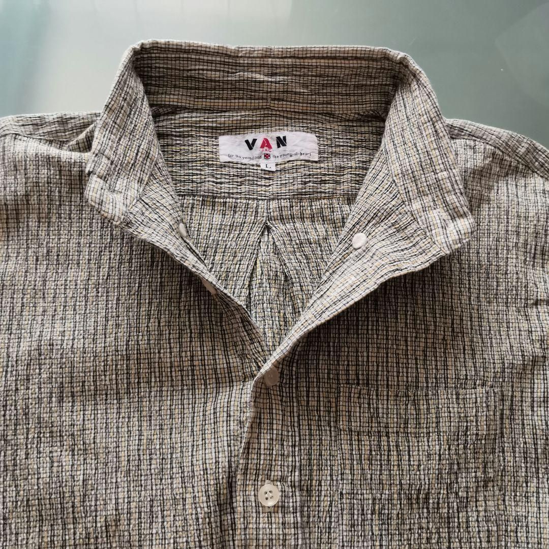 VAN Jacket シャーリング ボタンダウンシャツ メンズL - メルカリ