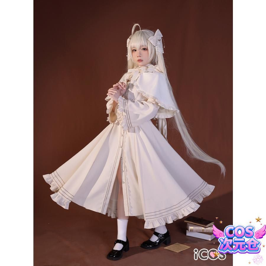 ICOS ヨスガノソラ 春日野穹 ウサギマント ロリータ コスプレ衣装 女性用 ハロウィン 仮装 キャラクター服