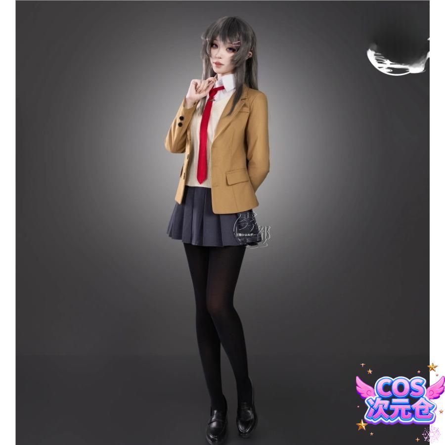 ♥ 霧都アニメ 青春ブタ野郎 桜島麻衣 バニーガール コスプレ衣装 ハロウィン 新発売 仮装 キャラクター服