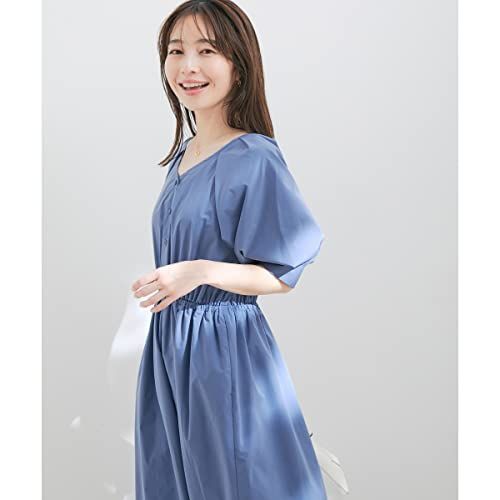  ビス 前後2 WAY ボリュームスリーブフィット-フ ワンピース 洗える ベージュ 27 S その他 フェイスケア