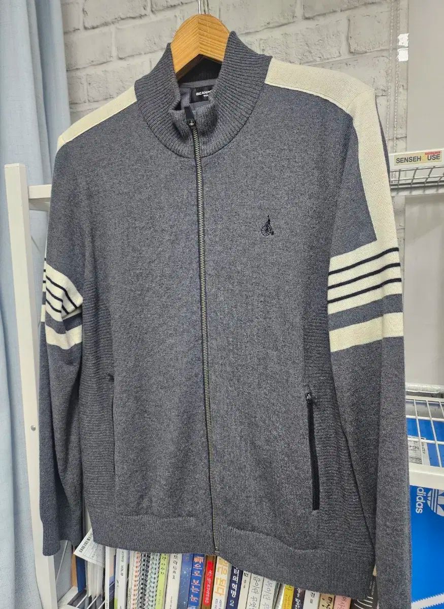 ビーンポール メンズ ゴルフ 防風ニット 100 ウール フルジップアップ カーディガン MM03 MOOIMEC_CO_ZA