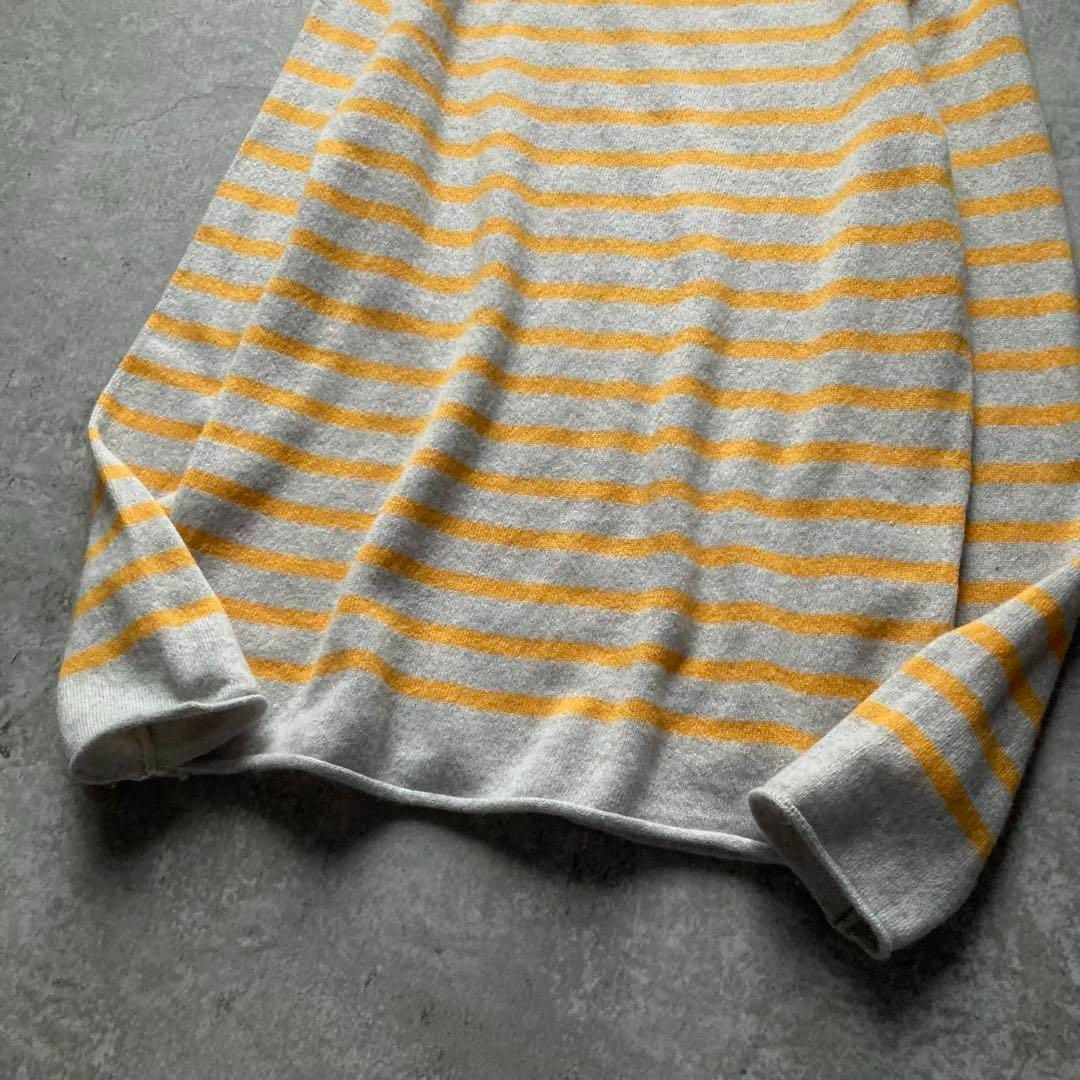 ギャルリーヴィー トゥモローランド ピュアカシミヤ ボダーニット