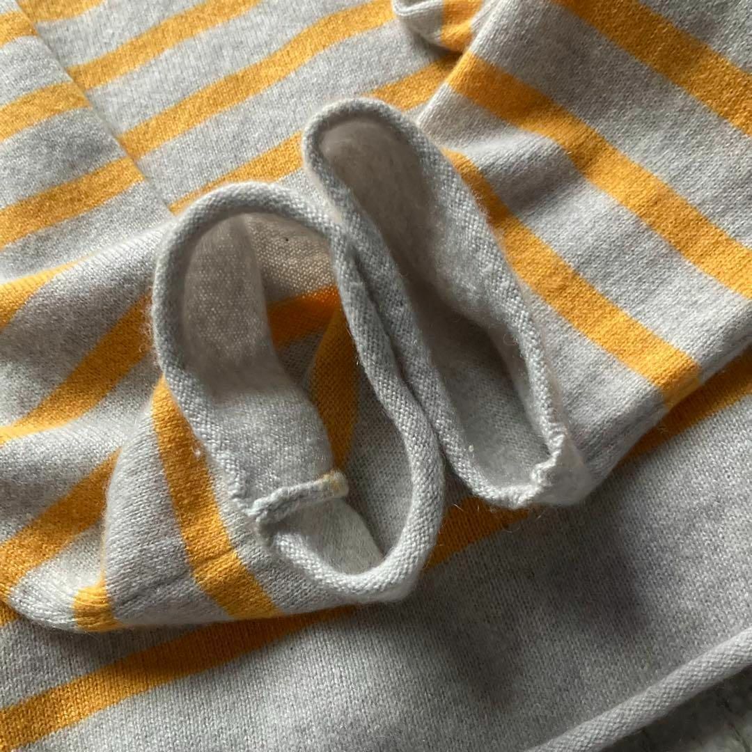 ギャルリーヴィー トゥモローランド ピュアカシミヤ ボダーニット