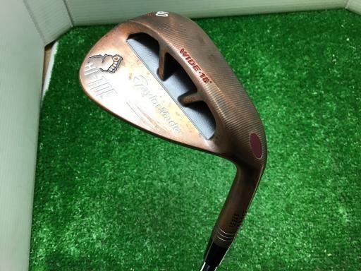 【】 テーラーメイド Taylor Made MILLED GRIND HI-TOE BIG FOOT 60°/15° ウェッジ WG 純正特注シャフト (フレックスS) メンズ 男性用 右利き 右用 Cランク ゴルフクラブ