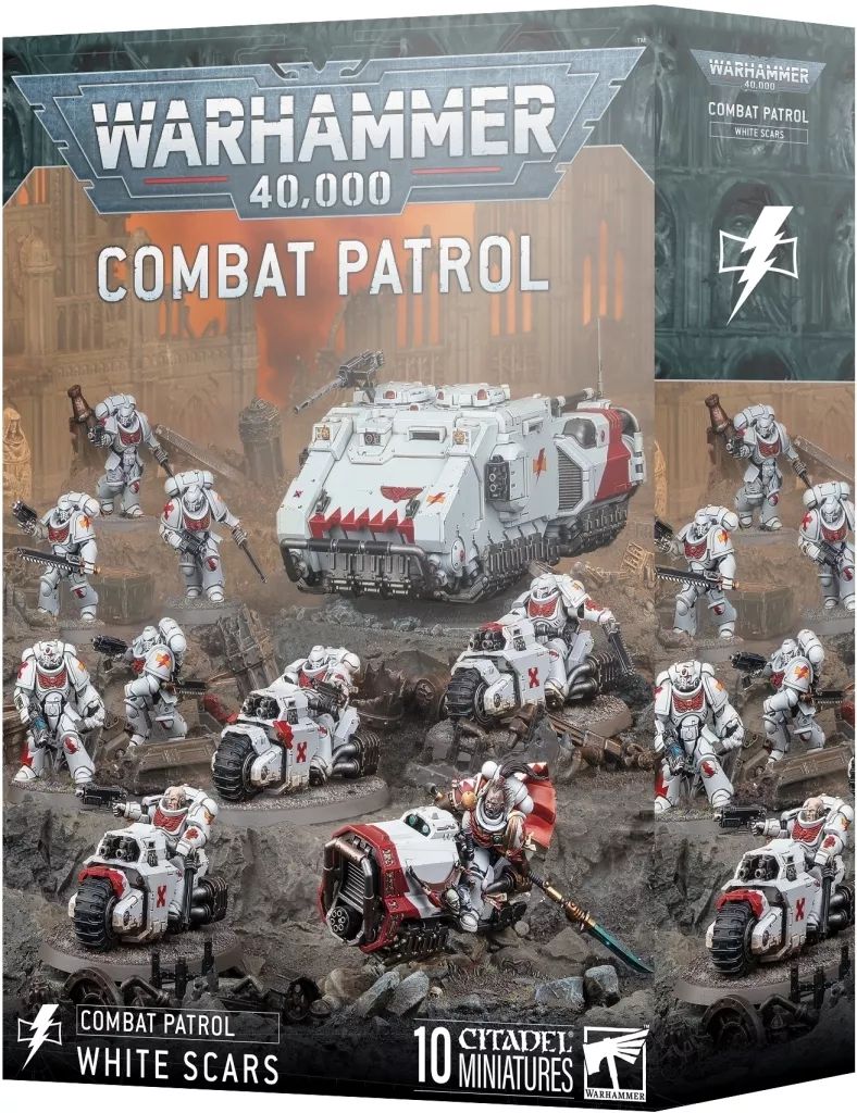 ミニチュアゲーム コンバットパトロール ホワイトスカー ウォーハンマー40000 Combat Patrol White Scars 73-556