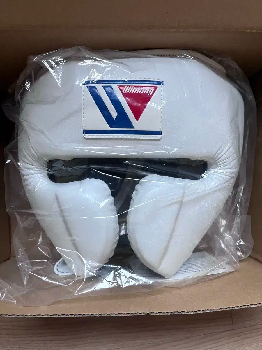 ウィニング T字ヘッドギア 白 mサイズ