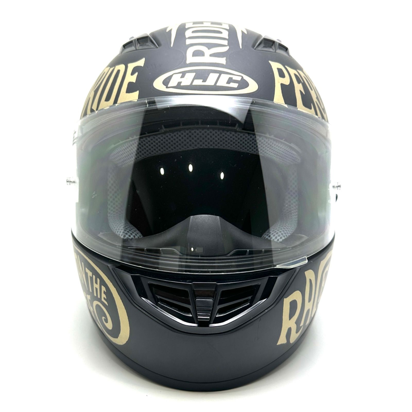 楠本質店|元住吉 HJC REBEL バイクヘルメット フルフェイス GOLD グラフィック サイズ L 59-60