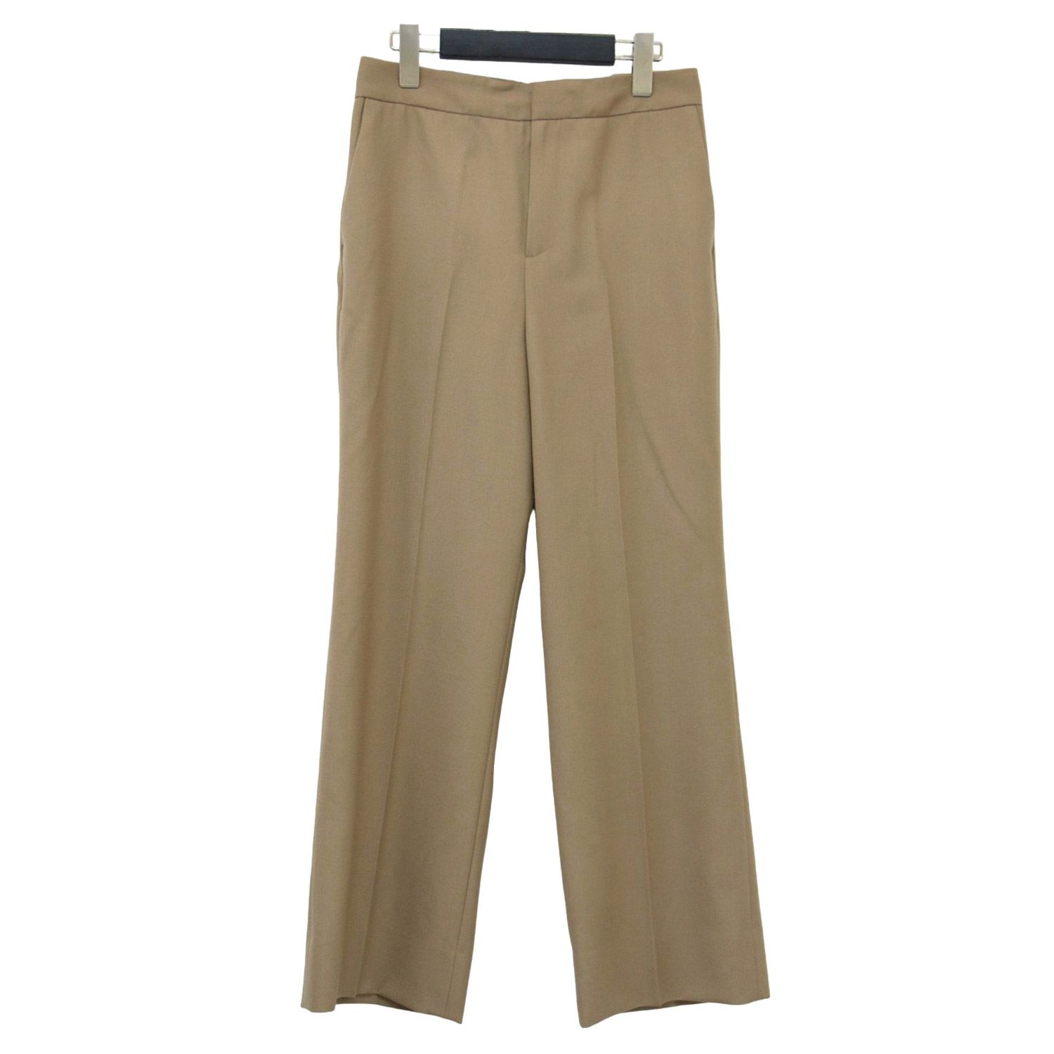 ANAYI アナイ パンツ ベージュ サイズ 38 M | 22秋冬 ウールツイル フ クロップド パンツ | スラックス | ハイウエスト | ボトムス ズボン | 日本製 レディース