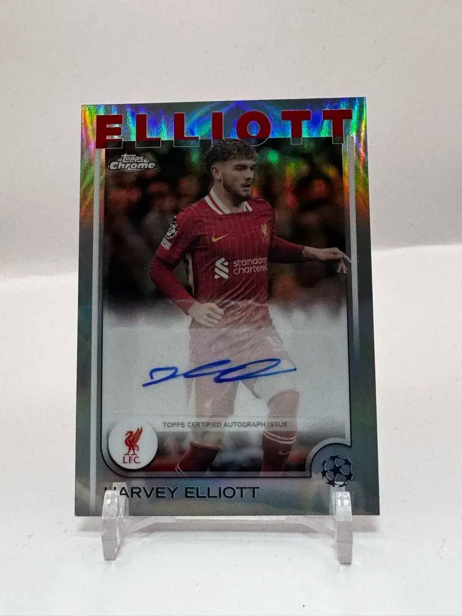 Topps Harvey Elliott サイン入りカード - メルカリ