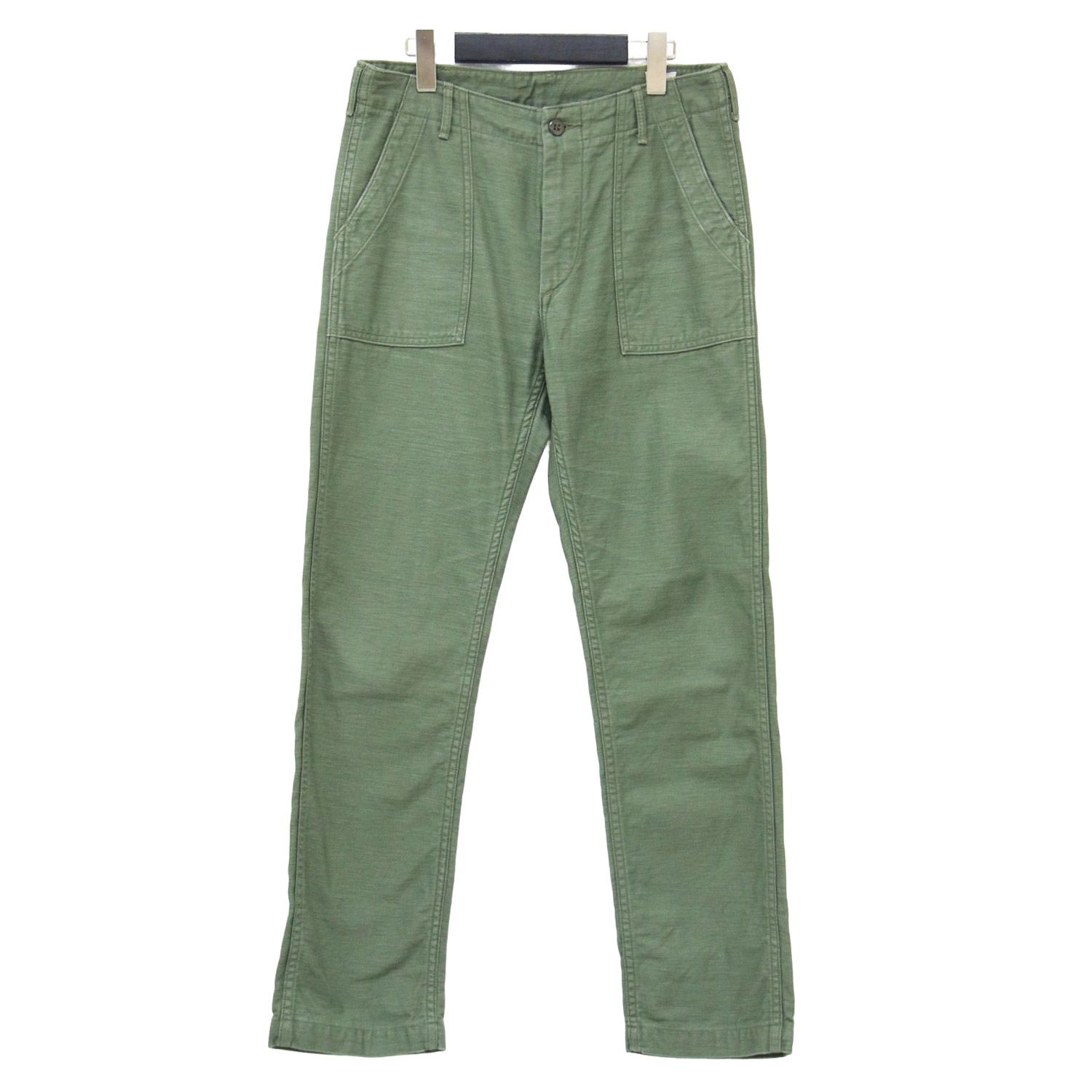 orslow オアスロウ パンツ カーキ サイズ M ファティーグパンツ U.S ARMY FATIGUE PANTS ベイカー パンツ ミリタリー テーパード コットン ボトムス ズボン レディース