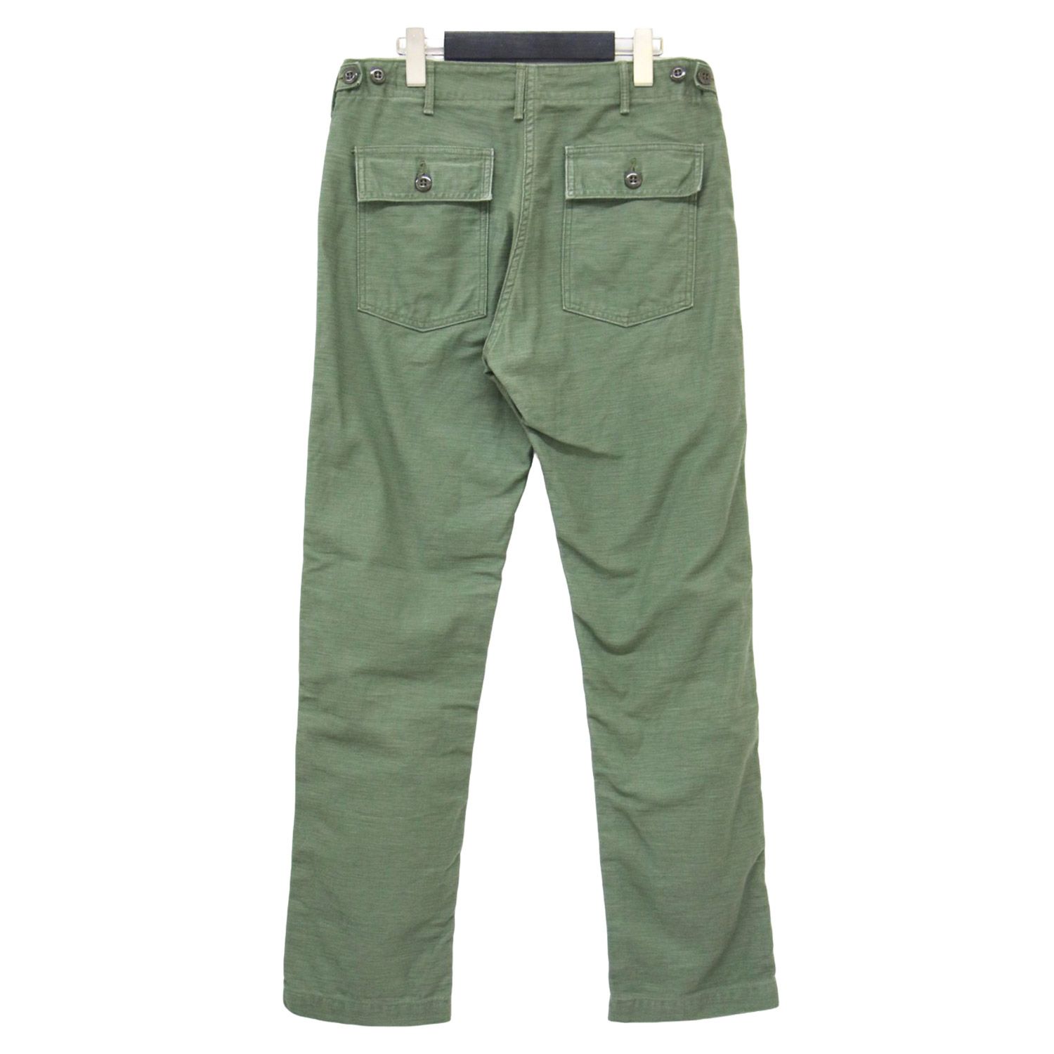 orslow オアスロウ パンツ カーキ サイズ M ファティーグパンツ U.S ARMY FATIGUE PANTS ベイカー パンツ ミリタリー テーパード コットン ボトムス ズボン レディース