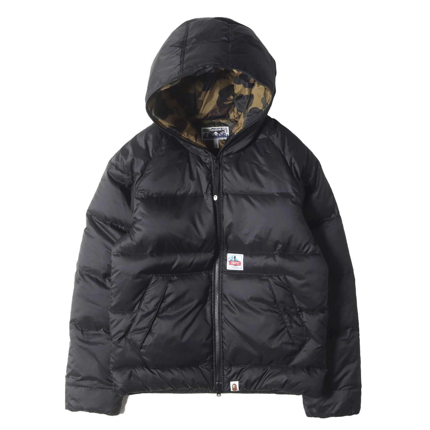 A BATHING APE ア ベイシング エイプ ジャケット ブラック 黒 A BATHING APE ア ベイシング エイプ ジャケット ブラック 黒