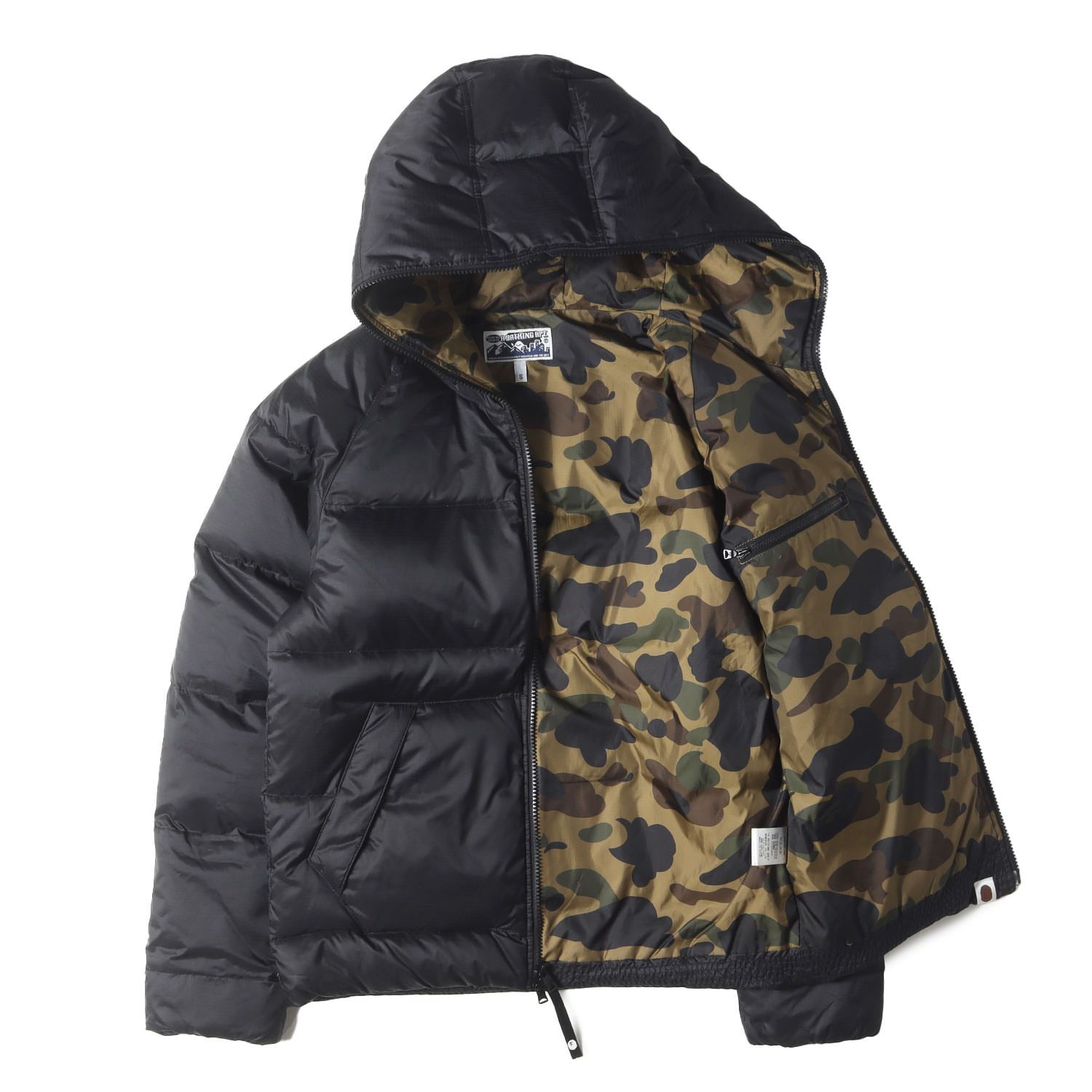 A BATHING APE ア ベイシング エイプ ジャケット ブラック 黒 サイズ:S 