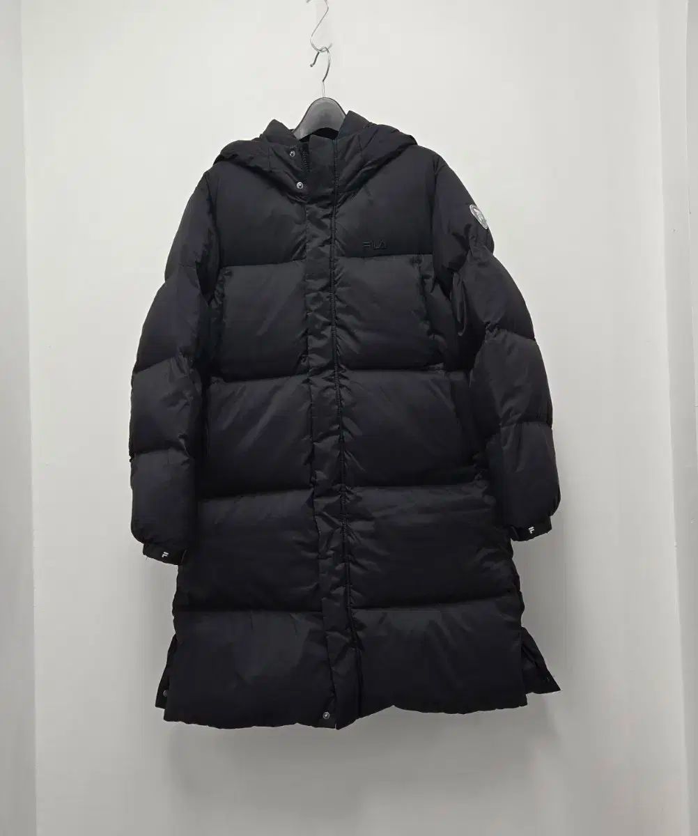 00 Fila Kids フィラキッズ ブラック ダウンジャケット ロング丈 ダウン アウター 165