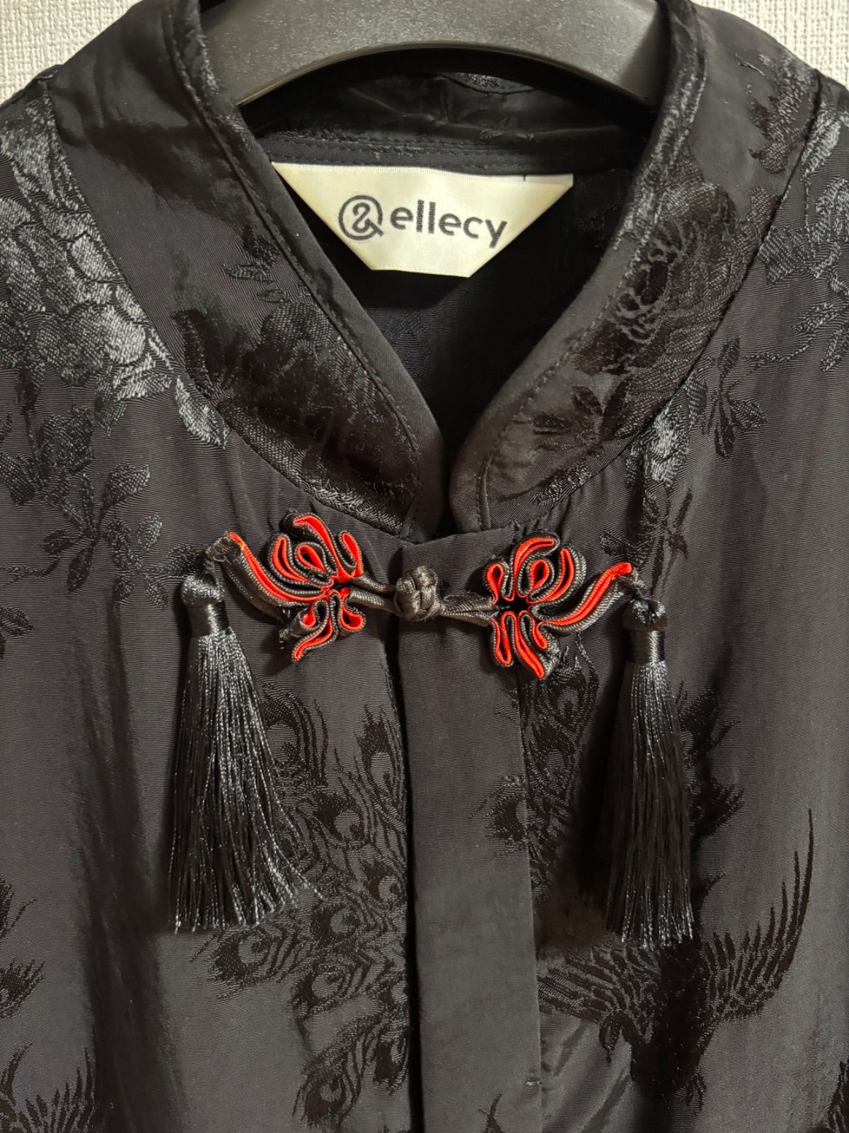 孔雀ジャカードシャツ