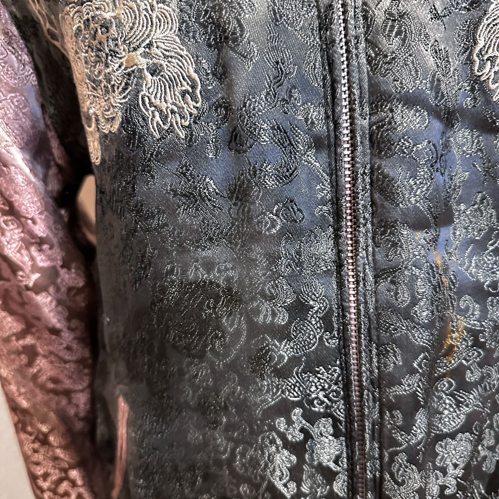 リバーシブル 黒×ピンク