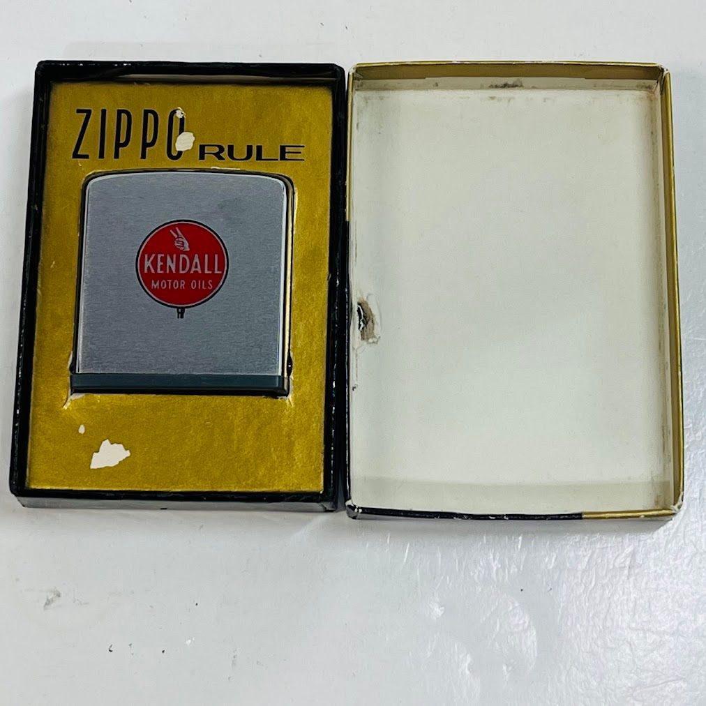 【サビあり】米国ジッポー社製 ベルティ ZIPPO RULE　ケンダル社企業ロゴ　メジャーにサビあり●メール便●代引き不可 ZIPPO - 【サビあり】米国ジッポー社製 ベルティ ZIPPO RULE ケンダル