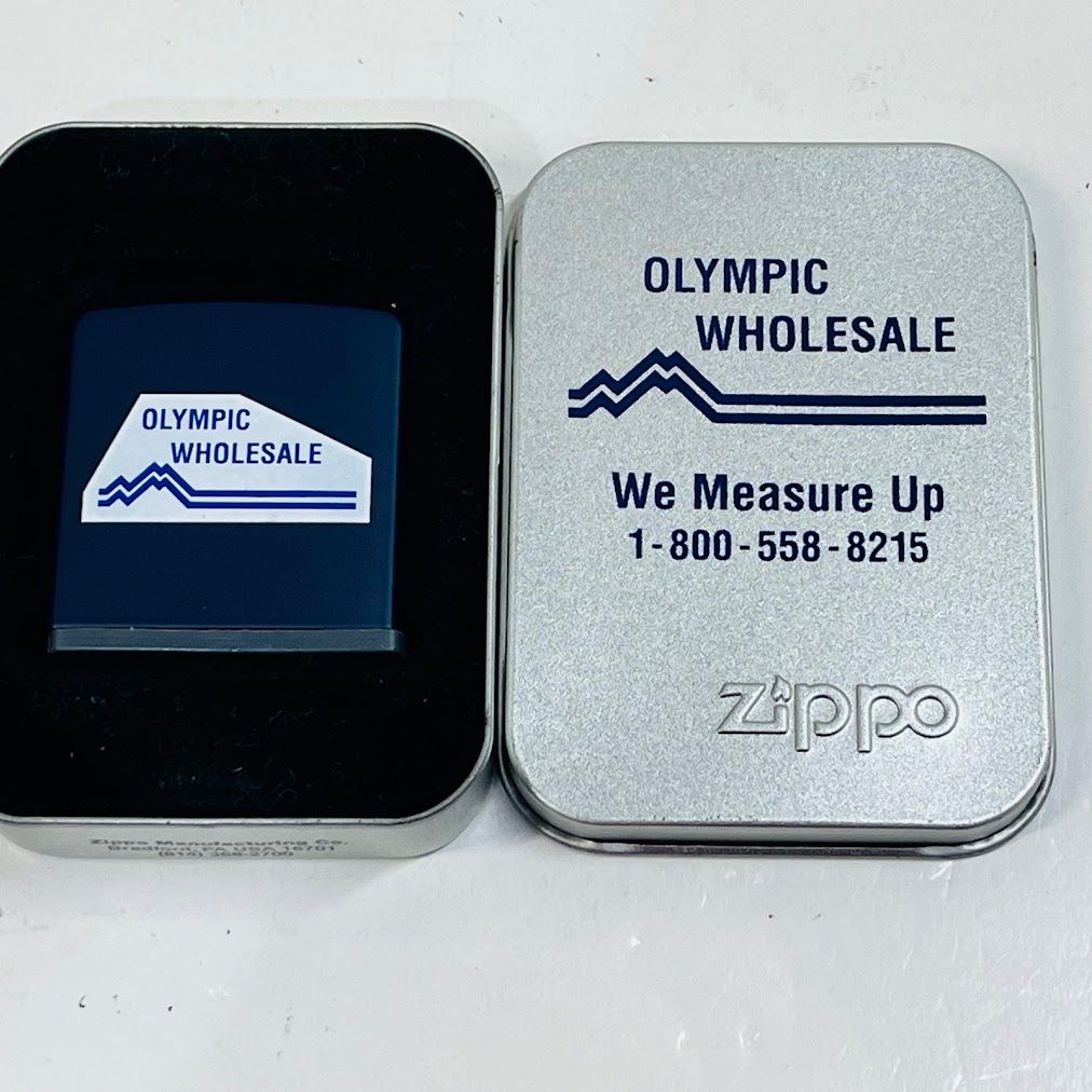 米国ジッポー社製 ベルティ ZIPPO RULE 青 白テープ OLYMPIC WHOLE ●メール便●代引き不可
